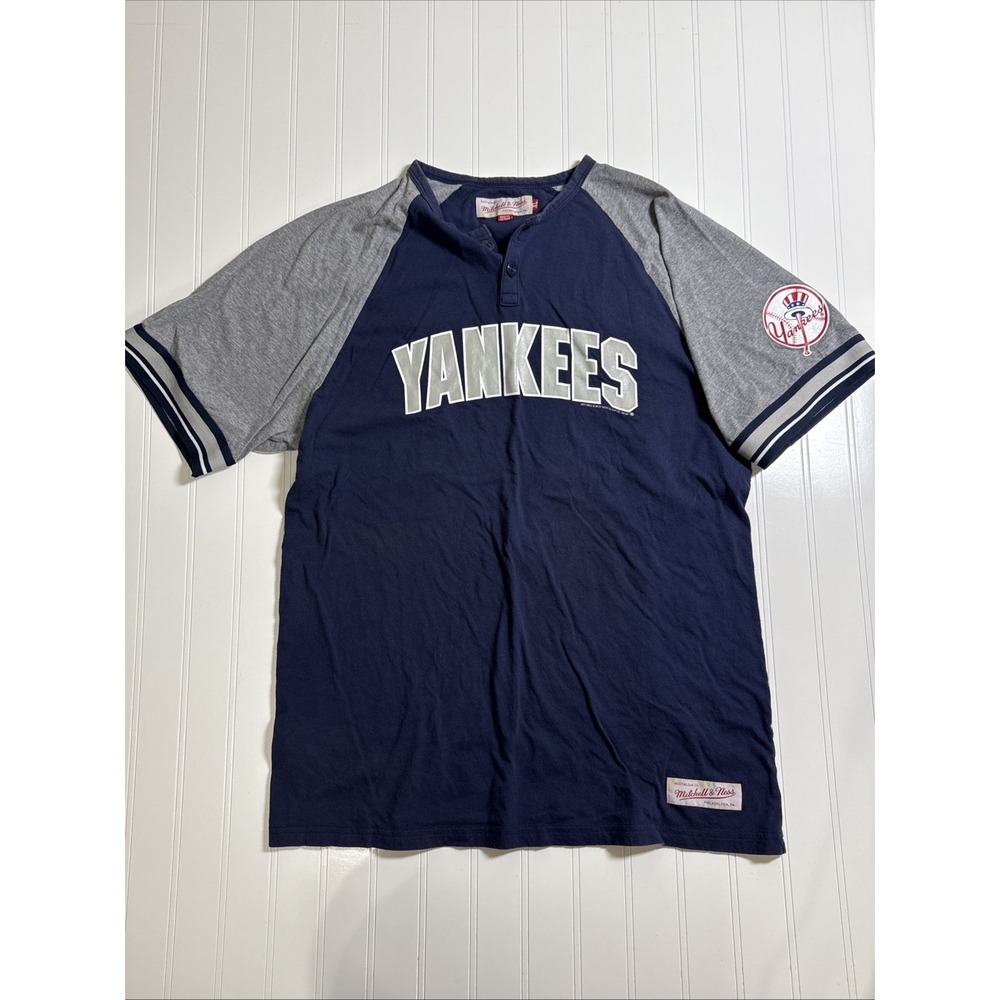 Mitchell & Ness New York Yankees Shirt Baseball  Jersey Men's Size XLarge